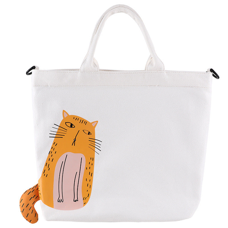 Printed Large Capacity Tote Bag One Shoulder Cloth